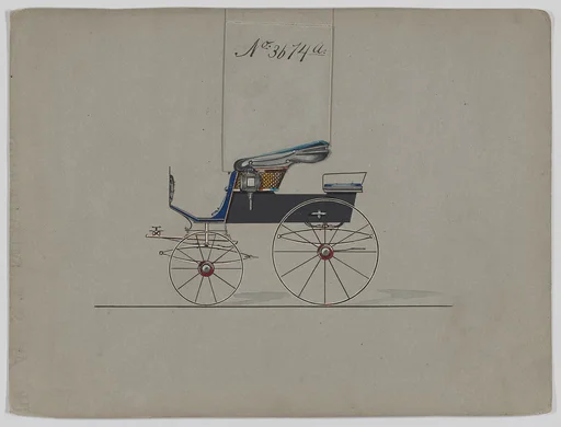 Design for Stanhope Phaeton, no. 3674