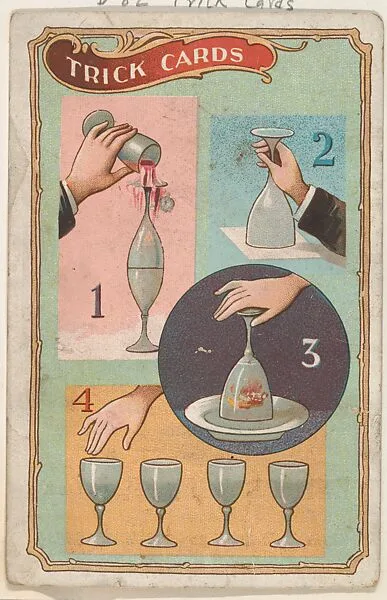 Trick Cards 1 2 3 4, collector card from the Trick Cards series (D82), issued by the Heydt Baking Company — Heydt Bakery Company