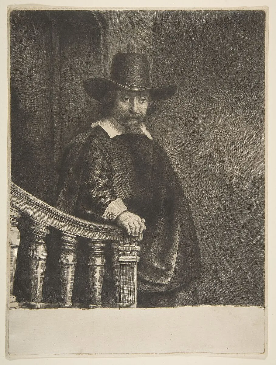 Ephraim Bonus, Jewish Physician — Rembrandt (Rembrandt van Rijn)