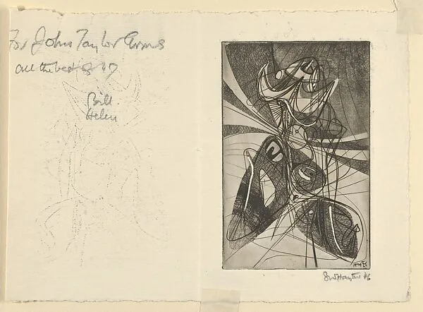 Greeting Card for 1946–47 — Stanley William Hayter