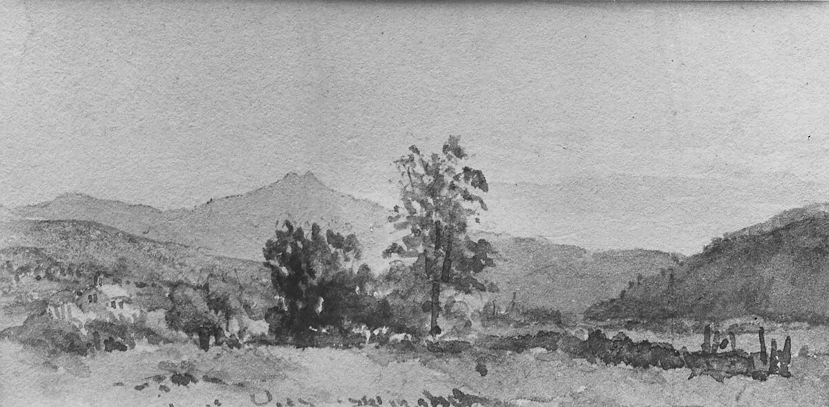 Three Views, No. 1: Mount Washington from Shelburn, New Hampshire — John William Hill