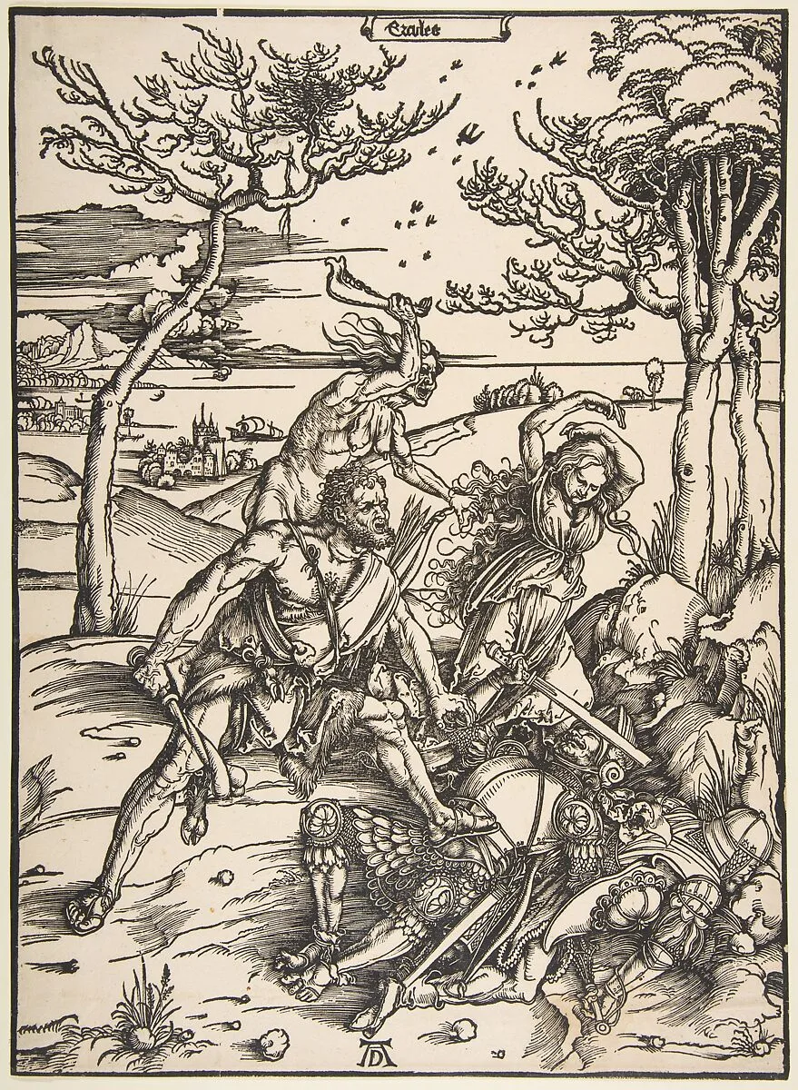 Hercules and Cacus — Albrecht Dürer