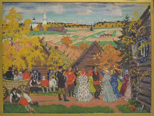 Village Festival — Boris Mikhailovich Kustodiev