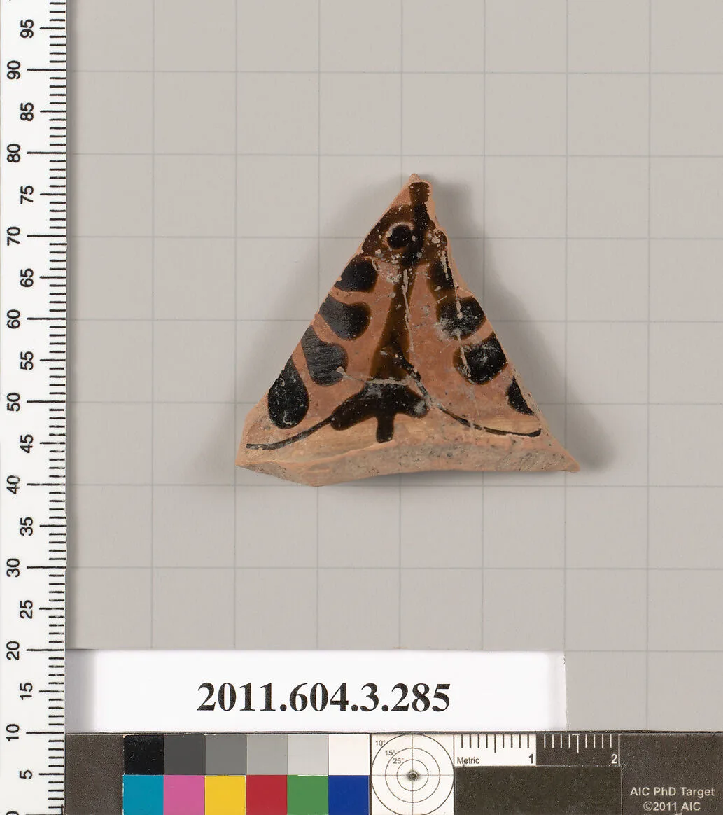 Terracotta fragment of a neck-amphora (jar) — Unknown