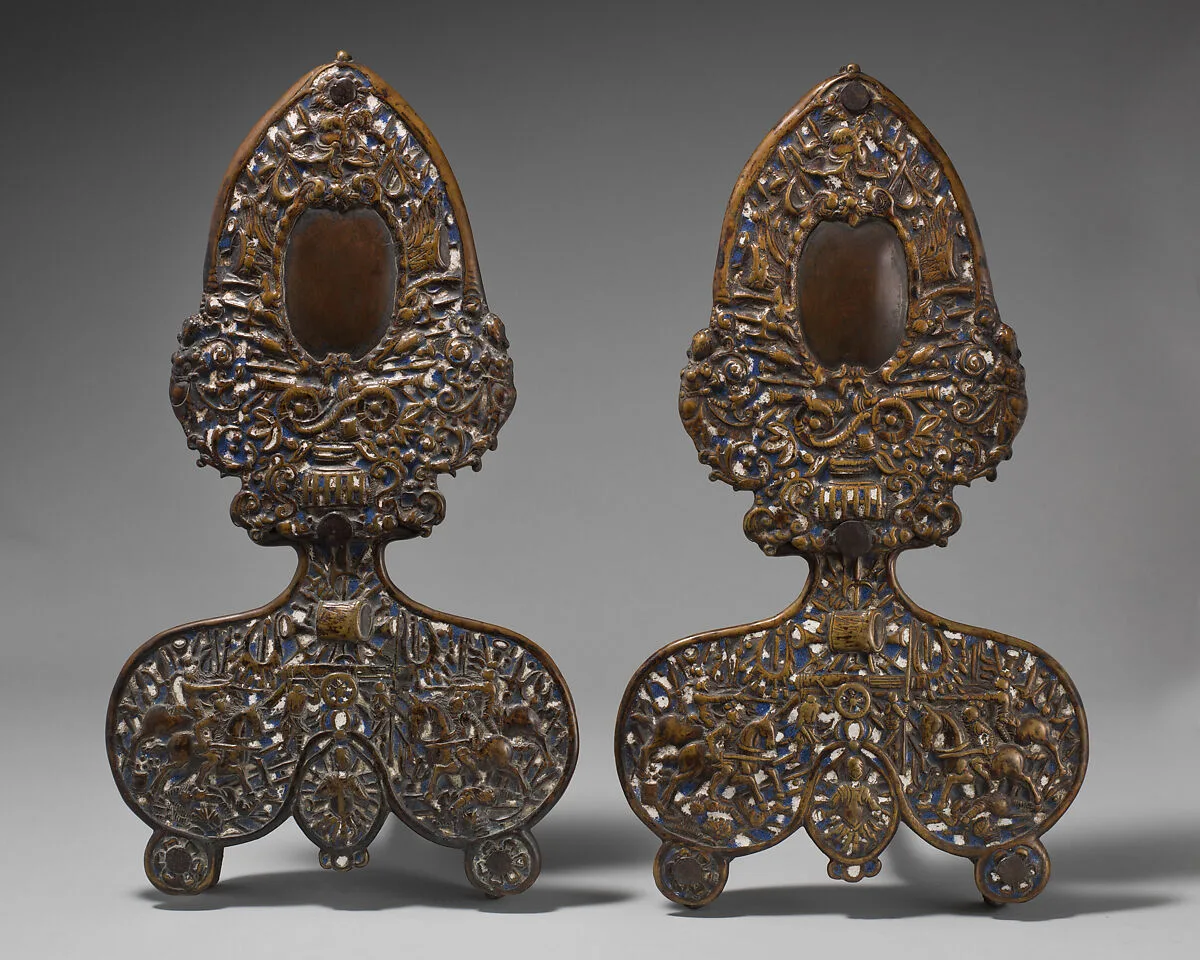 Pair of andirons — Unknown