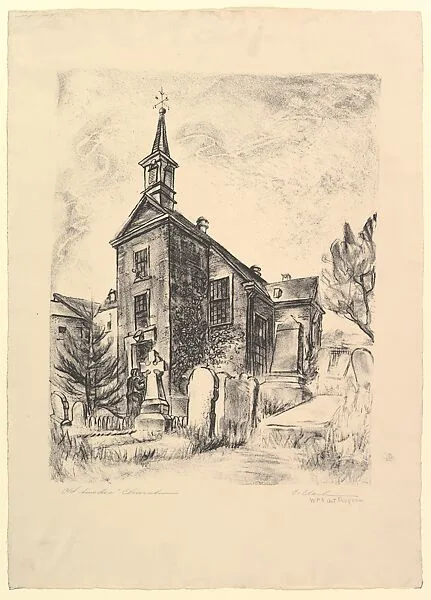 Old Swedes' Church — Claude Clark, Sr.|WPA