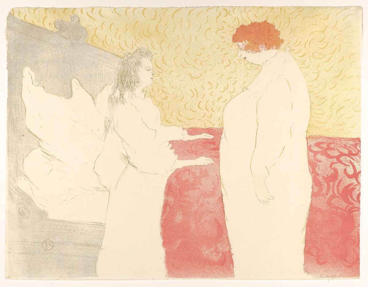 Getting Up — Henri de Toulouse-Lautrec