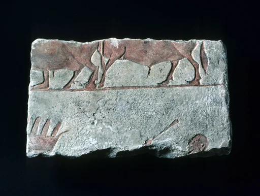 Relief with oxen