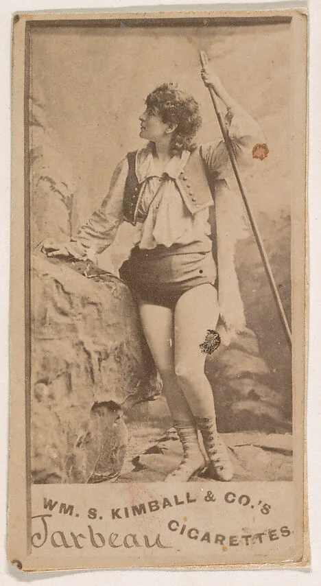 Miss Jarbeau, from the Actresses series (N203) issued by Wm. S. Kimball & Co. — William S. Kimball & Company
