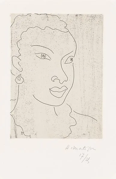 Martiniquaise etude pour "Fleurs du Mal" — Henri Matisse