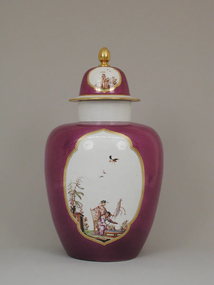 Vase with cover — Meissen Manufactory