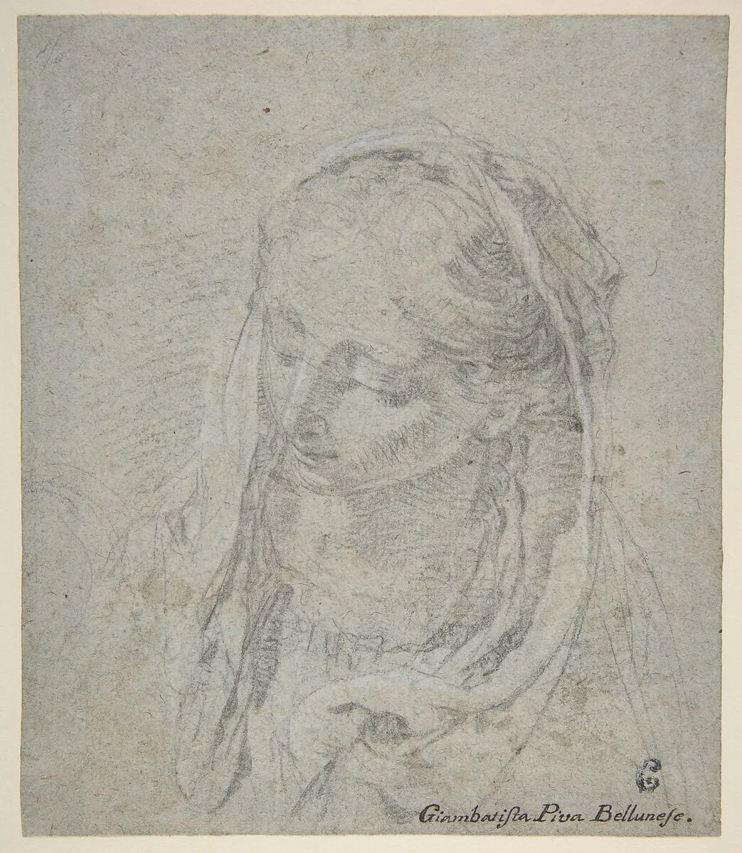 Head of a Woman — Giovanni Battista Piva (Biva)