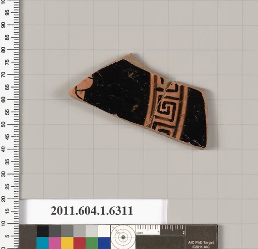 Terracotta fragment of a kylix (drinking cup)