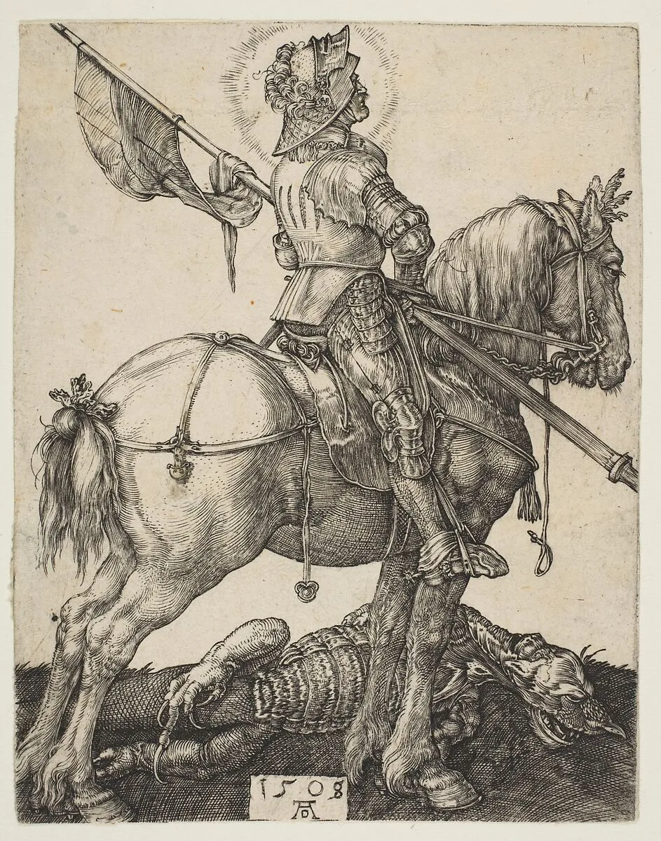 Saint George on Horseback — Albrecht Dürer
