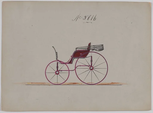 Design for Pony Phaeton, no. 3816