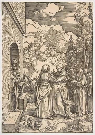 The Visitation, from "The Life of The Virgin"