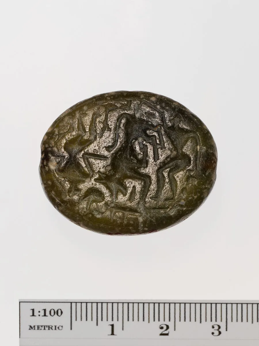 Steatite scaraboid seal — Unknown