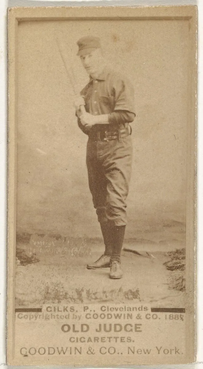 Robert James "Bob" Gilks, Pitcher, Cleveland, from the Old Judge series (N172) for Old Judge Cigarettes — Goodwin & Company