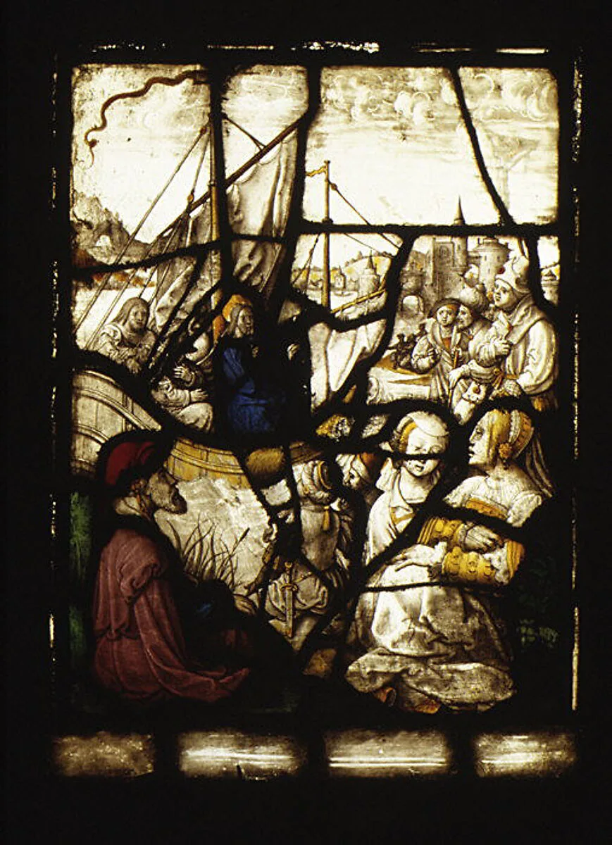 Christ Preaching from a Boat in the Lake of Gennesaret (one of a set of 12 scenes from The Life of Christ) — Jan Rombouts