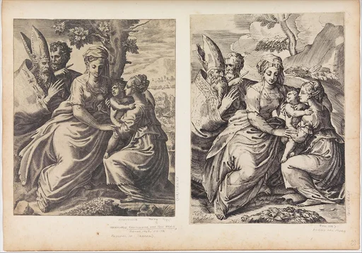 Madonna and Child [Madonna and Child with St. Catherine, St. Joseph and A Bishop]
