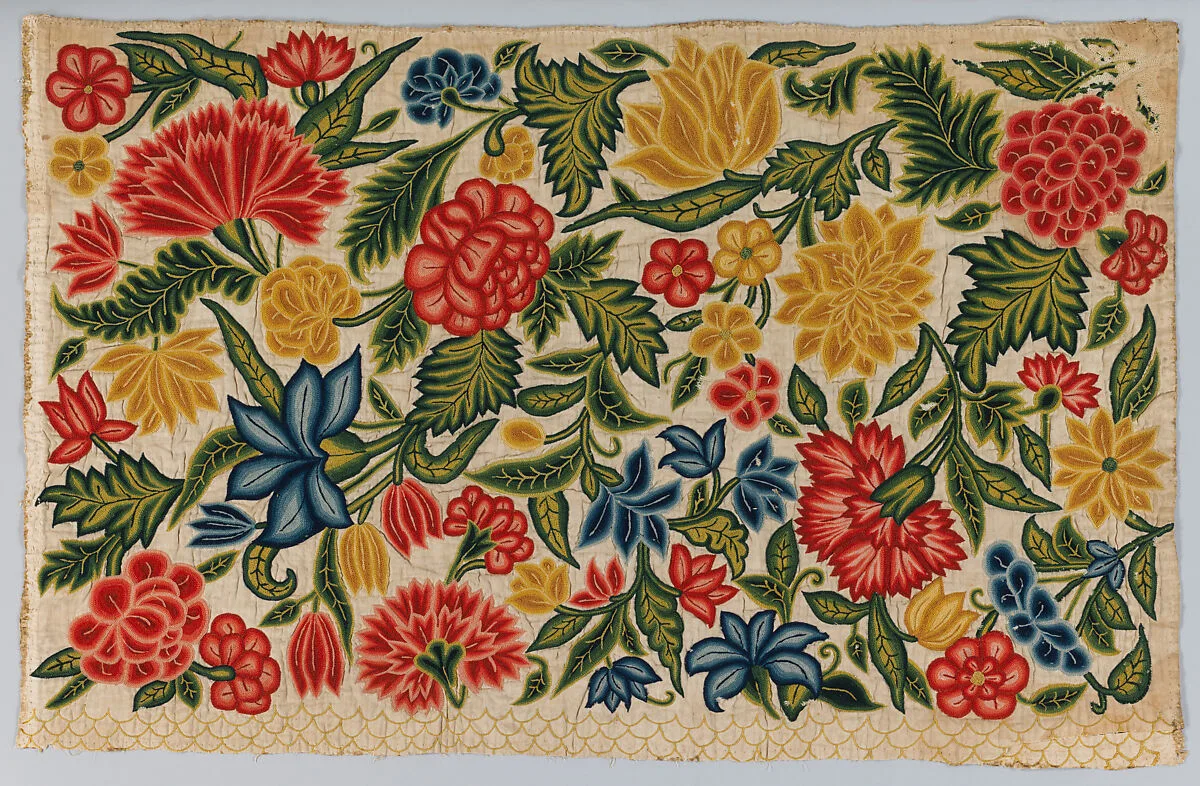 Panel for a petticoat — Unknown