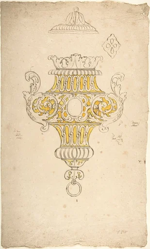 Design for Hanging Vase or Lamp