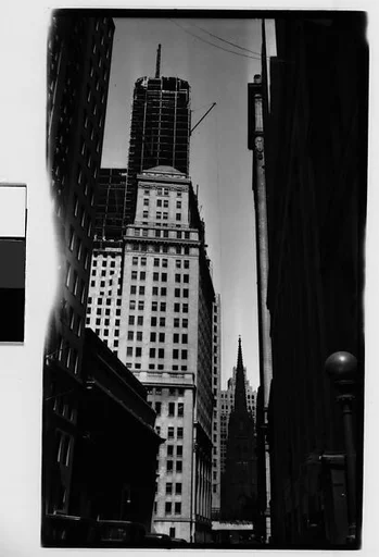 [Wall Street Looking West Towards Trinity Church, New York City]