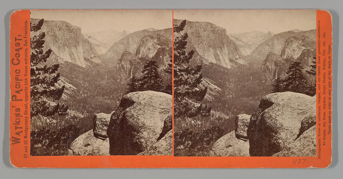 The Yosemite Valley from the Mariposa Trail — Carleton E. Watkins