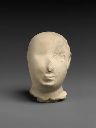 Fragmentary head of a worshiper