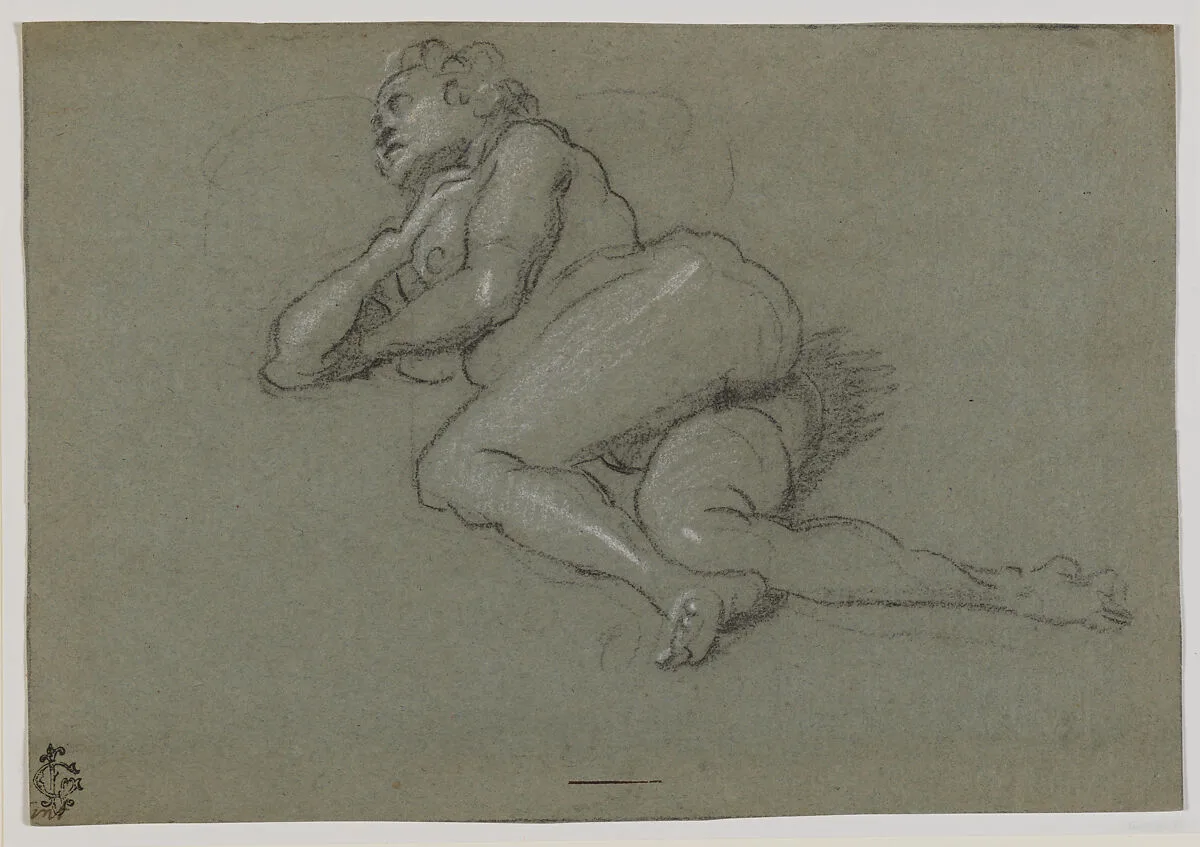 Reclining Female Nude — Domenico Tintoretto