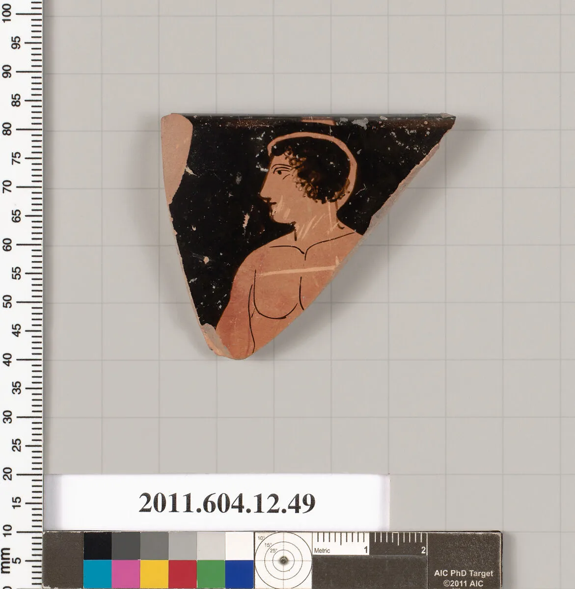 Terracotta rim fragment of a skyphos (deep drinking cup) — Unknown