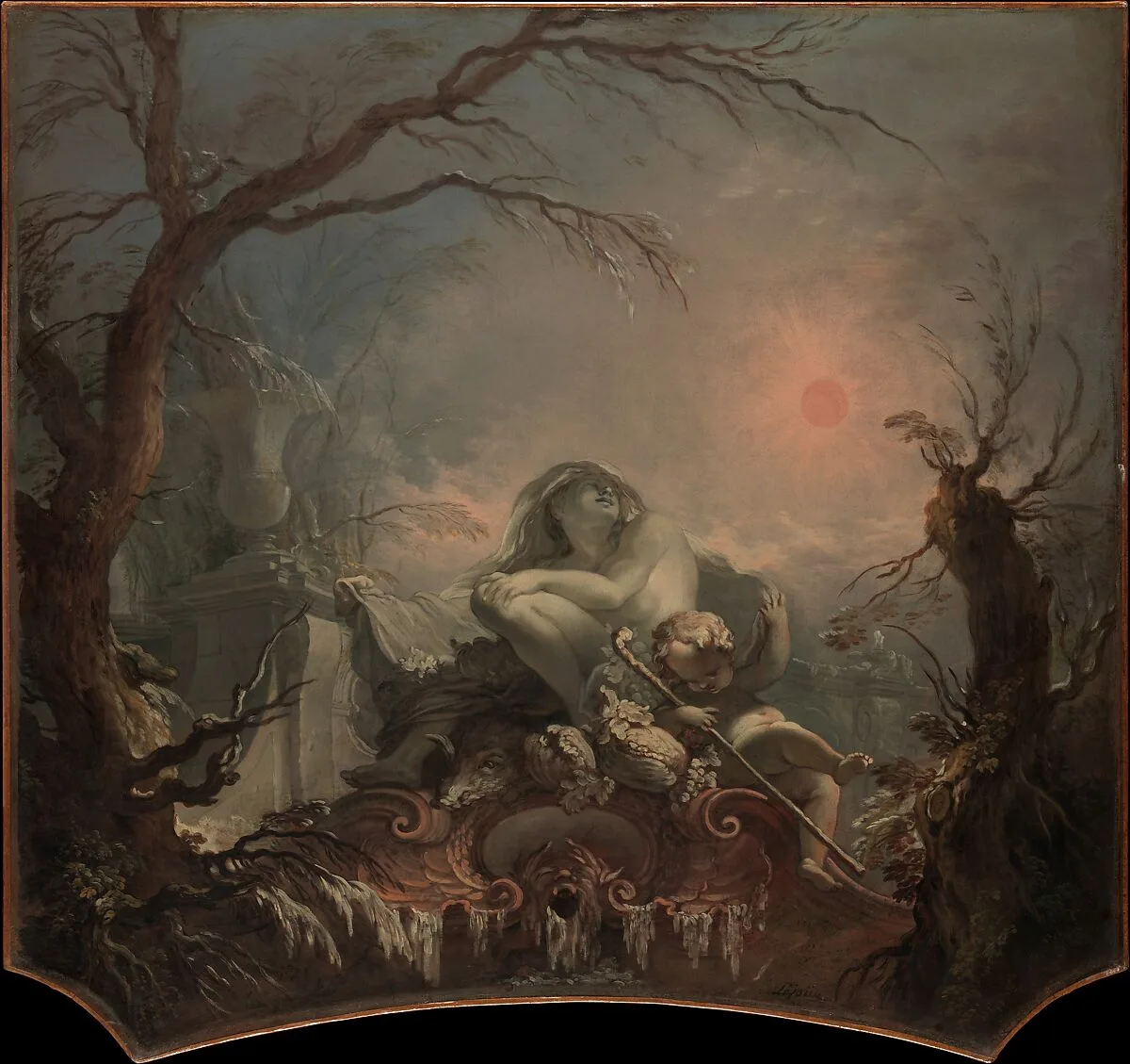 Allegory of Winter — Jacques de La Joue the Younger