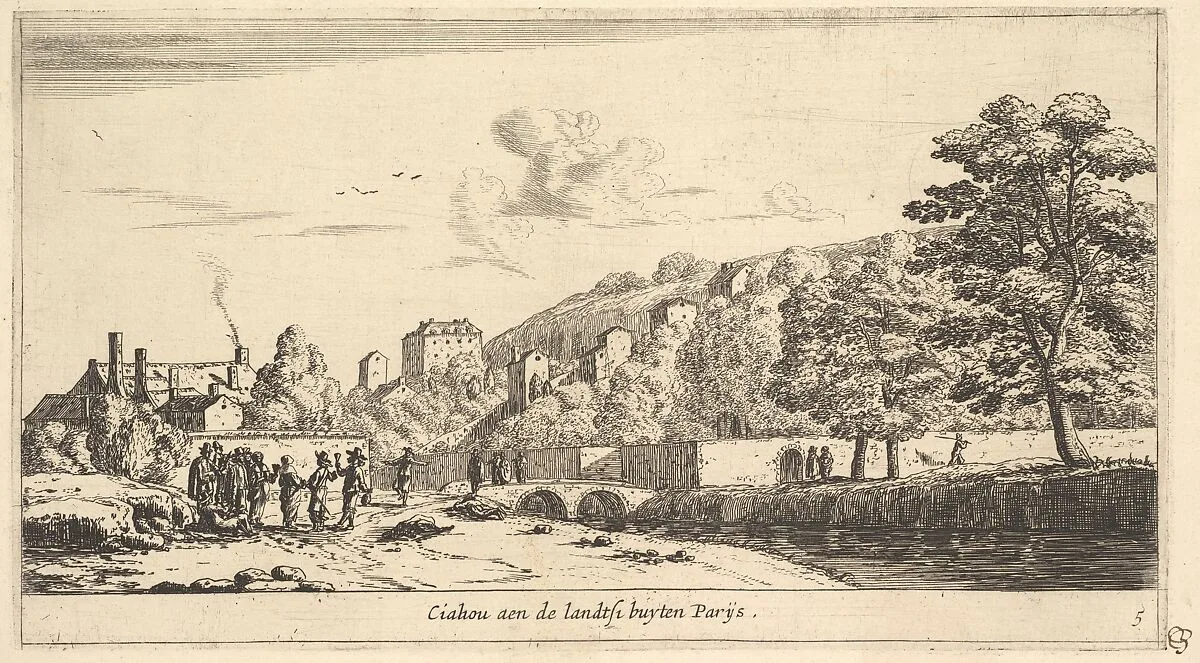 View of Chaillot in Paris — Reinier Nooms, called Zeeman