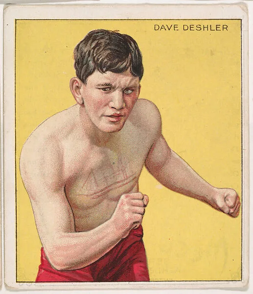 Dave Deshler, Boxing, from Mecca & Hassan Champion Athlete and Prize Fighter collection, 1910 — Mecca Cigarettes