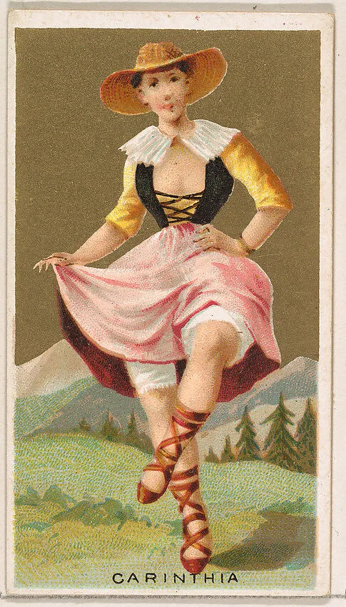 Carinthia, from the Dancing Girls of the World series (N185) issued by Wm. S. Kimball & Co. — William S. Kimball & Company