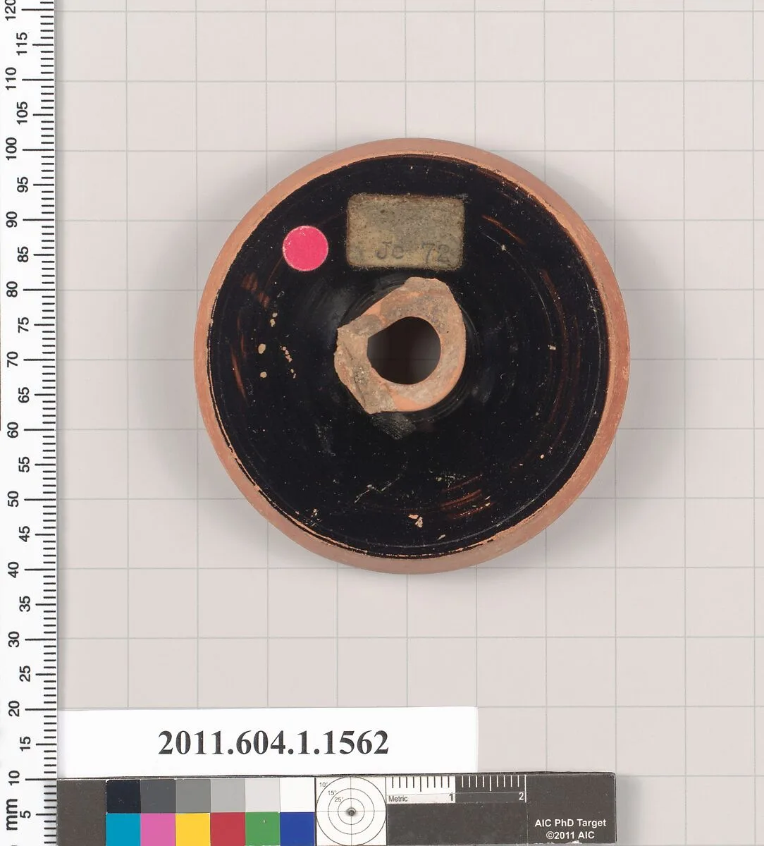 Terracotta fragment of a kylix (drinking cup) — Unknown