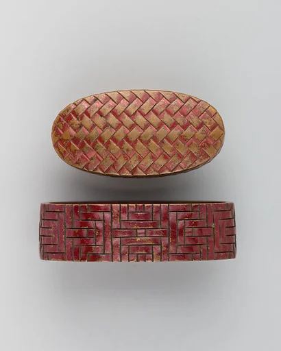 Sword-Hilt Collar and Pommel (Fuchigashira)