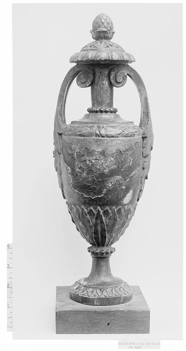 Vase ornament for console — Unknown