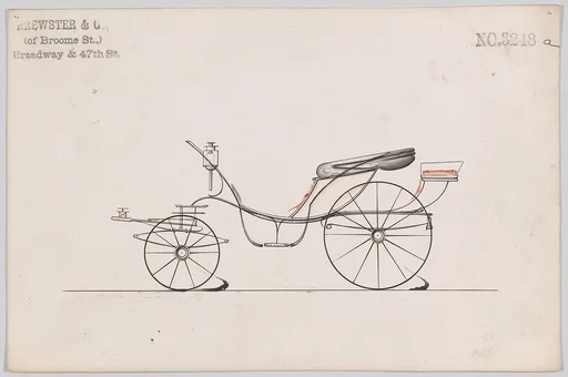 Design for Pony Phaeton, no. 3248a