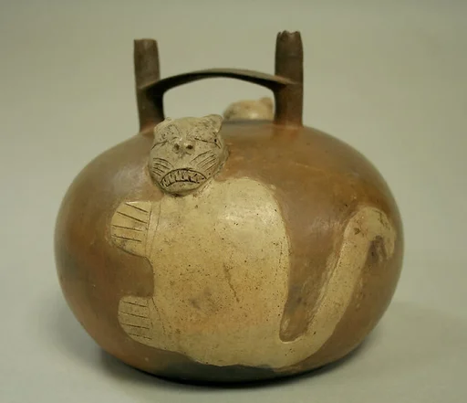 Double Spout Bottle, Felines