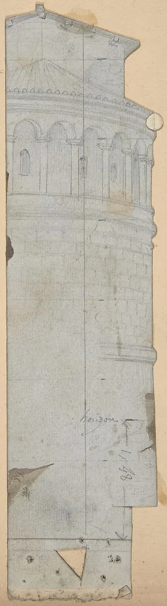 Design for a Stage Set at the Opéra, Paris — Eugène Cicéri