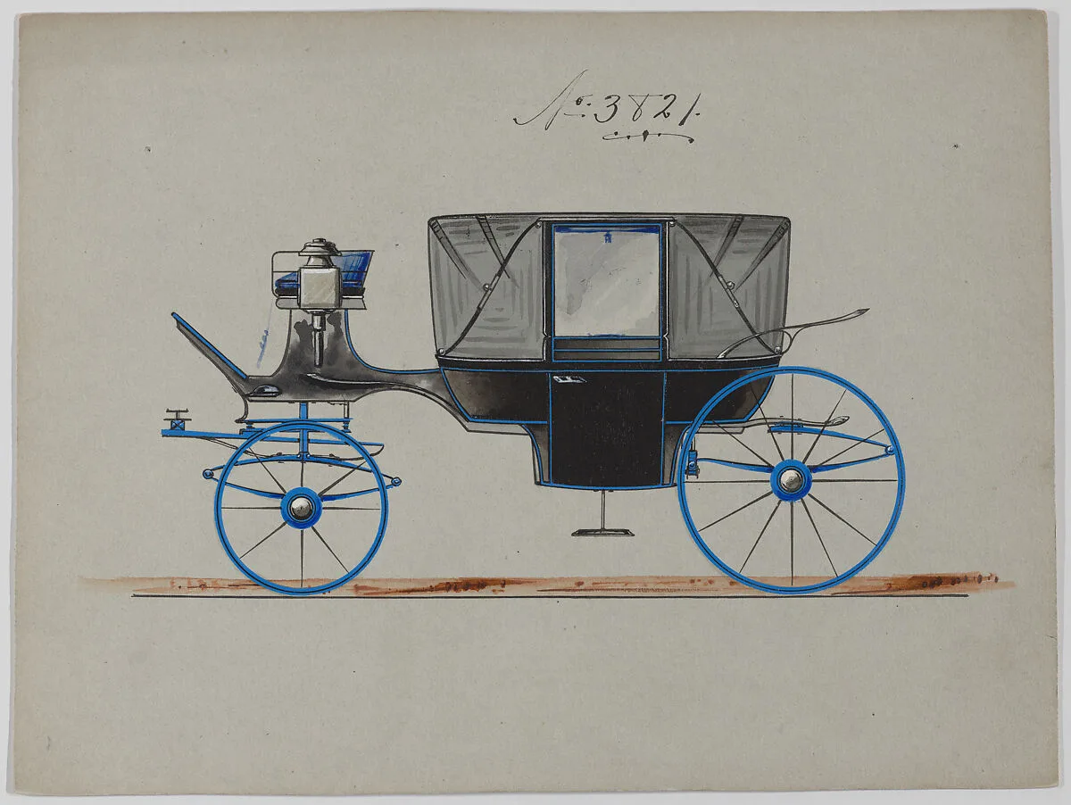 Design for Landau, No. 3821 — Brewster & Co.