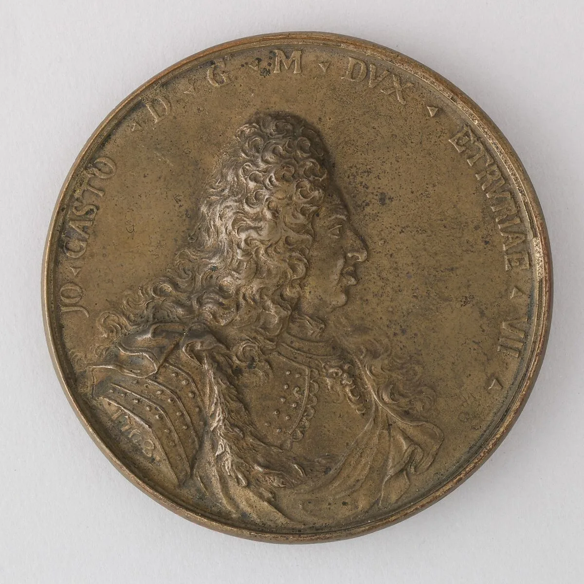 Medal Showing Giovanni Gastone, VII Duke of Tuscany — Unknown