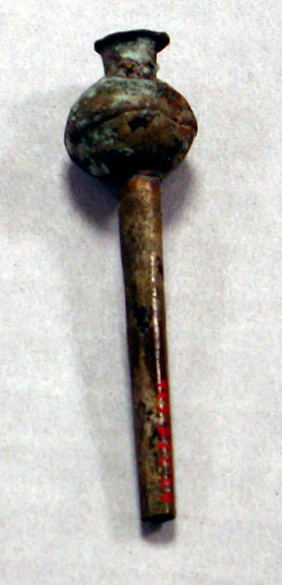 Hammered Silver Miniature Scepter — Unknown
