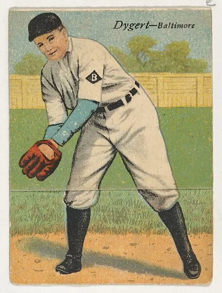 Dygert, Baltimore, from the Mecca Double Folder series (T201) — Mecca Cigarettes