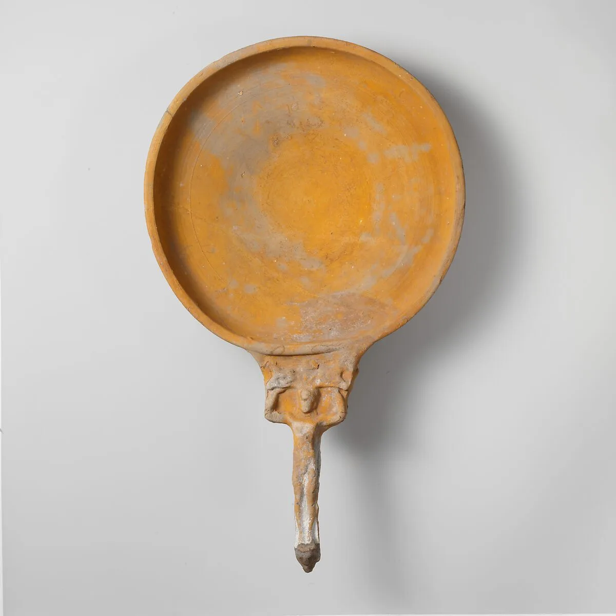 Terracotta patera (shallow bowl with handle) — Unknown