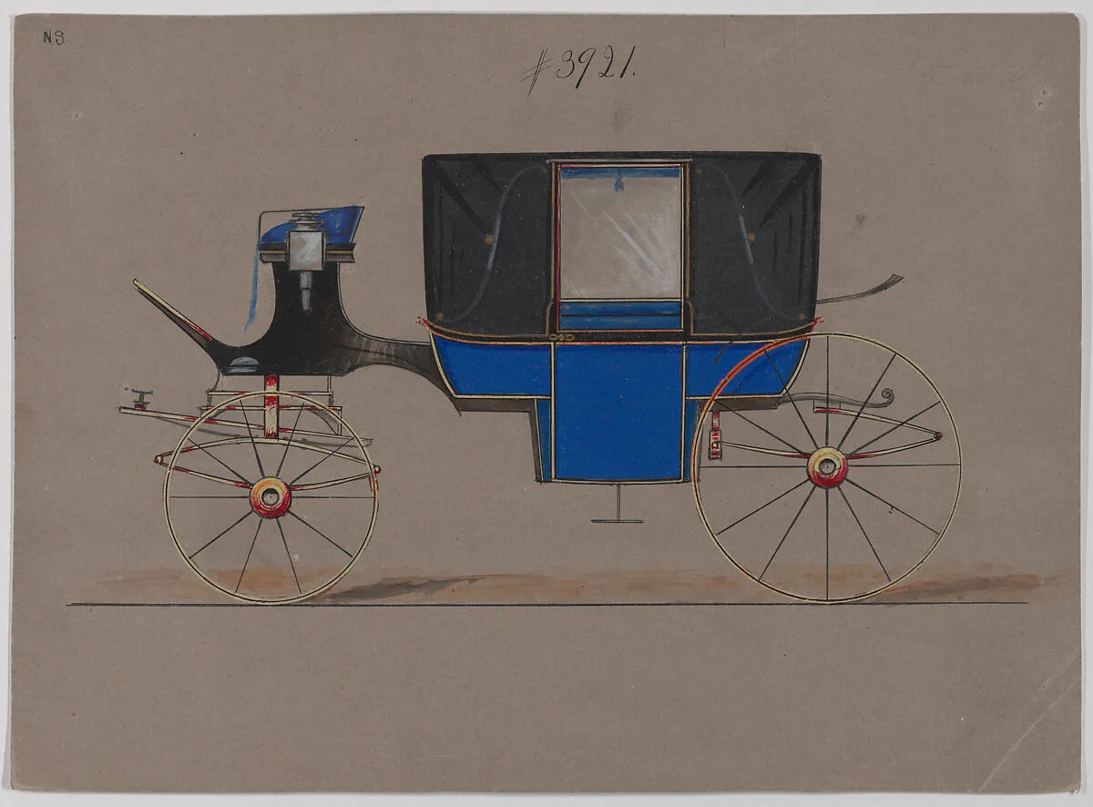 Design for Landau, No. 3921 — Brewster & Co.|Herman Stahmer