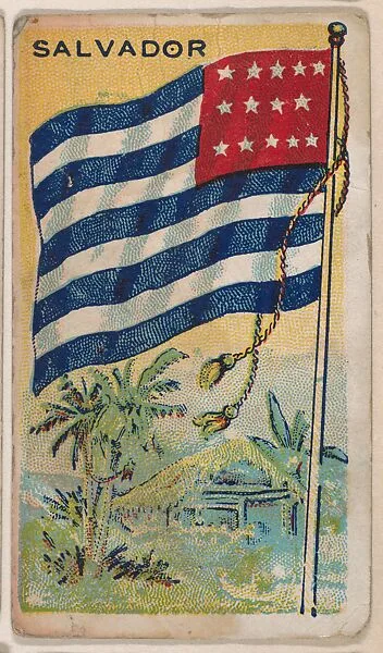 Salvador, bakery card from the Flags series (D34), issued by the Ward-Mackey Company — Ward-Mackey Company