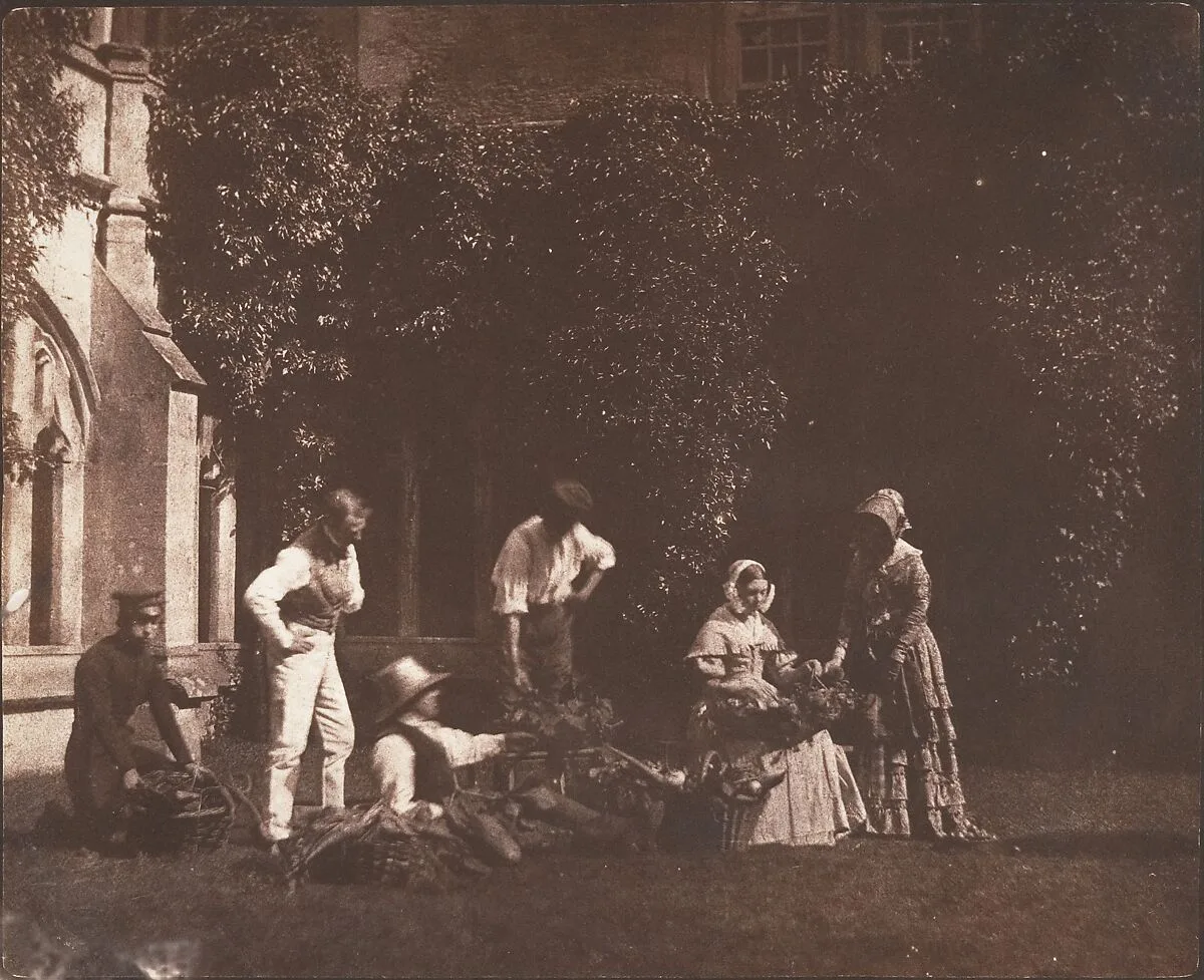 The Fruit Sellers — William Henry Fox Talbot|Calvert Richard Jones