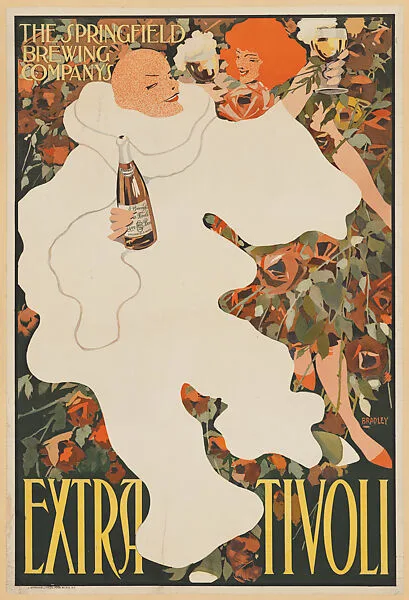 The Springfield Brewing Company's Extra Tivoli — William Henry Bradley|Springfield Brewing Company|J. Ottmann Lithographic Company